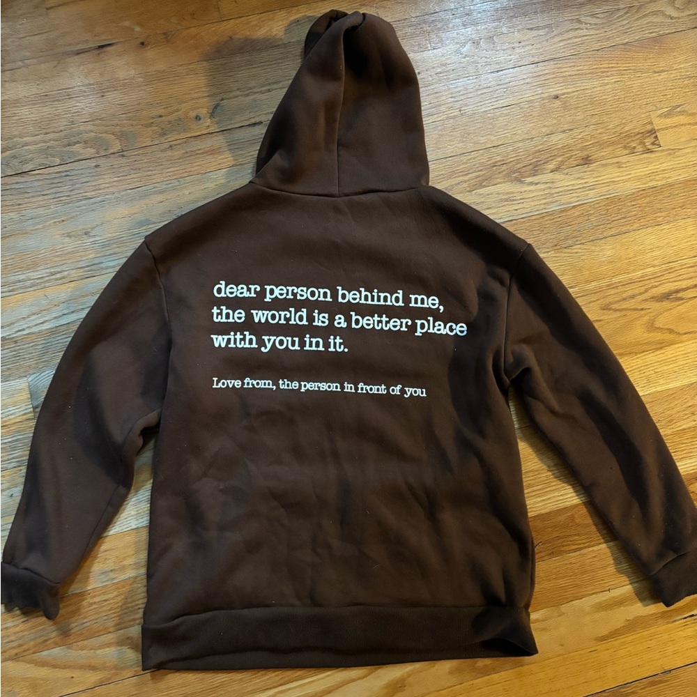 dear person behind me hoodie